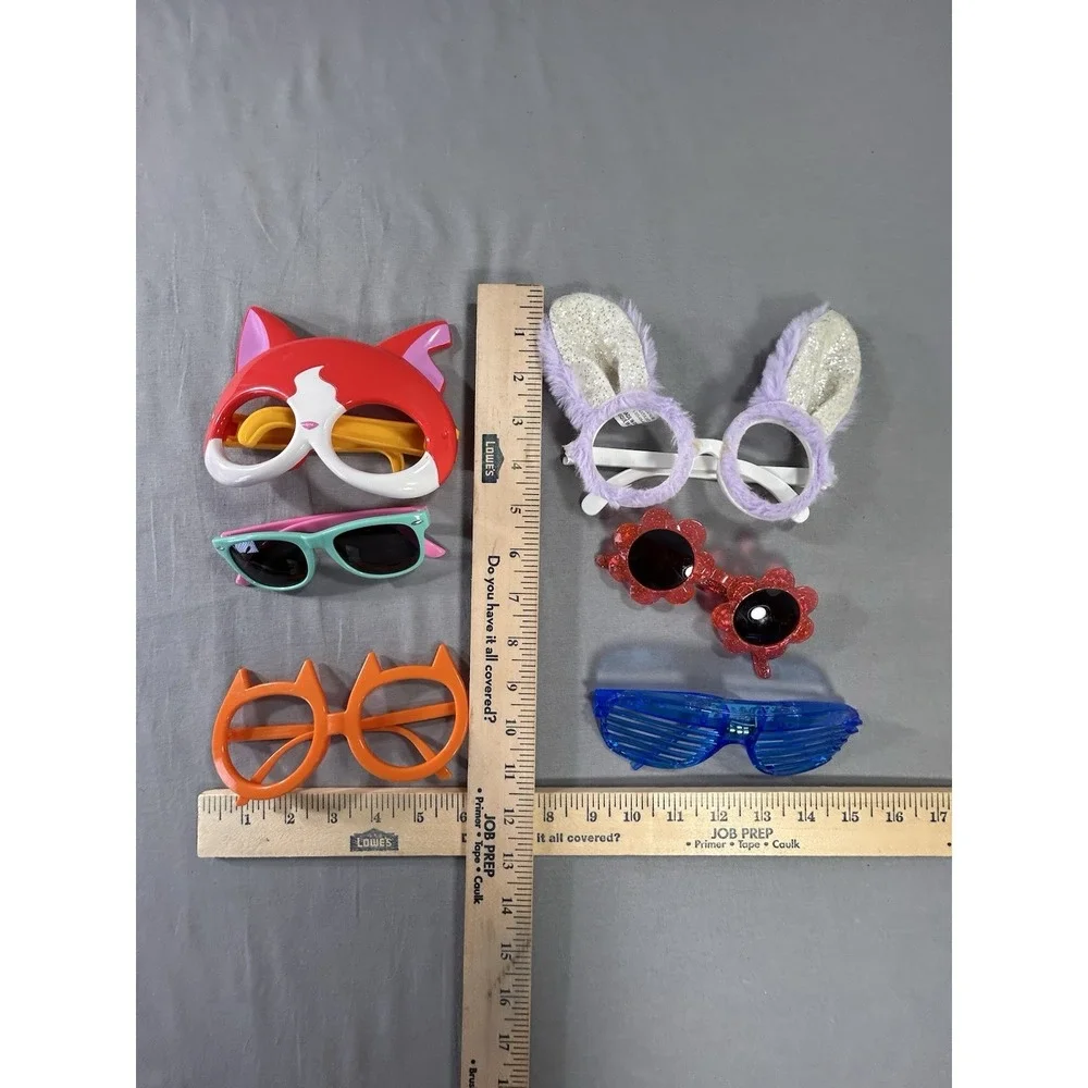 Kids Play Glasses Lot Of 6 Different Sizes And Shapes Have‎ Some Wear Dress Up
